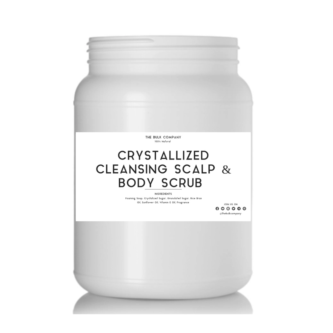 Crystallized Cleansing Scalp & Body Scrub (pick your add ons) - (fill your own bottles)