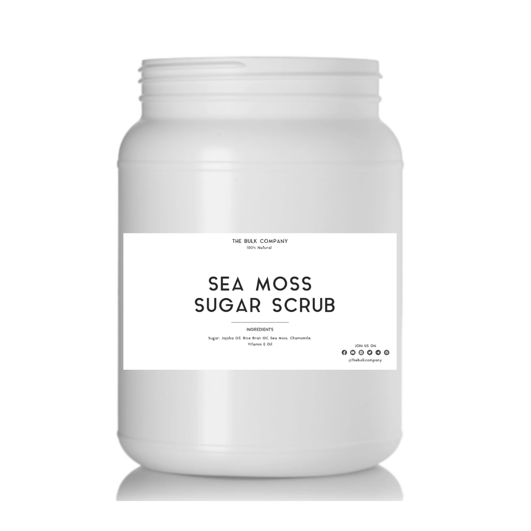 Sea Moss & Chamomile Foaming Sugar Scrub (fill your own bottles)