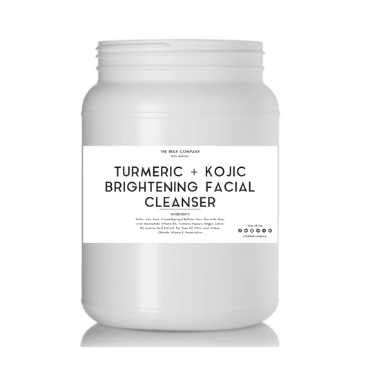 Turmeric + Kojic Brightening Facial Cleanser (fill your own bottles)