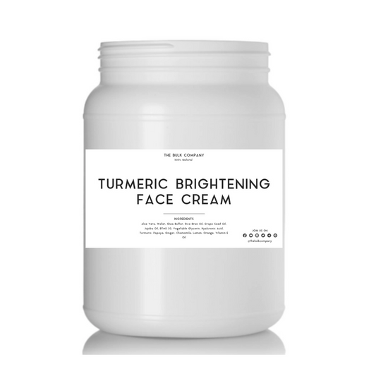 Turmeric Brightening Face Cream (fill your own bottles)