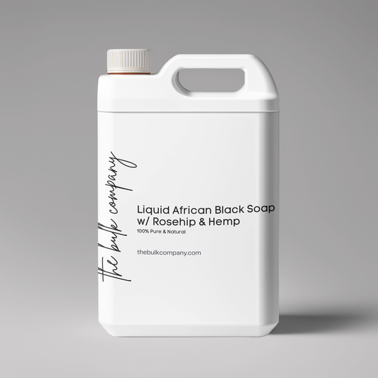 Liquid African Black Soap w/ Rosehip & Hemp - Gallon